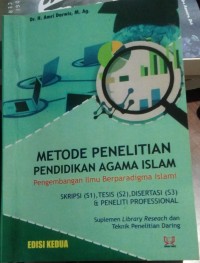 Image of Metode Penelitian Pendidikan Agama Islam