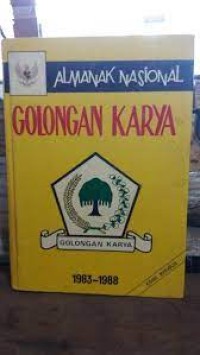 Image of Almanak Nasional Golongan Karya 1983-1988