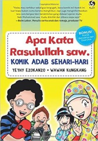 Image of Apa Kata Rasulullah SAW Komik Adab Sehari-hari