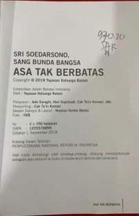 Image of Asa Tak Terbatas