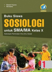 Image of Buku Siswa Sosiologi X untuk SMA/MA Kelas 1