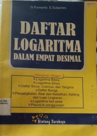 Image of Daftar Logaritma dalam Empat Desimal