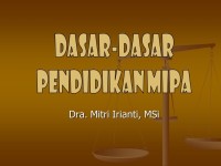 Image of Dasar-Dasar Pendidikan Mipa