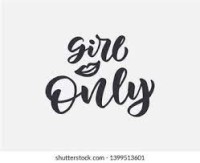Image of Girls Only!