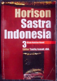 Image of Horison sastra Indonesia 3 kitan nukilan novel