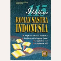 Image of Ikhtisar roman sastra Indonesia