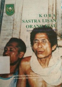 Image of Koba Sastra Lisan Orang Riau