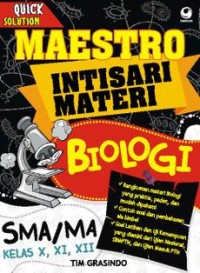 Image of Maestro intisari Materi Biologi SMA Kelas X, XI , XII