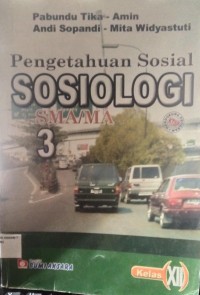 Image of Pengetahuan Sosial Sosiologi SMA/MA 3