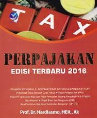 Image of Perpajakan Edisi Terbaru 2016