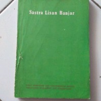 Image of Sastra lisan orang banjar