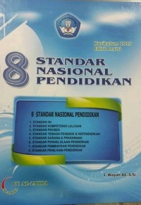 Image of Standar Nasional Pendidikan